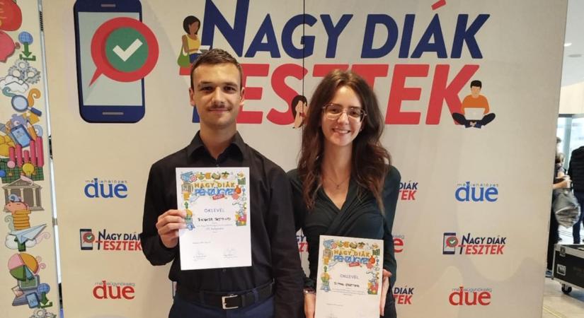 Nagy Diák Tesztek – újabb Jurisich-os gimnazisták a kőszegi dicsőségfalon