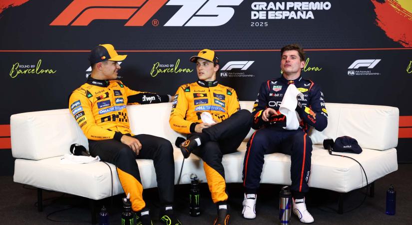 Piastri és Norris rettegnek attól, hogy Verstappen bevetődik az 1-es kanyarban?