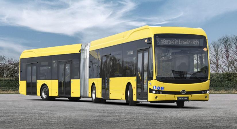 BYD buszokkal gazdagodik a budapesti tömegközlekedés