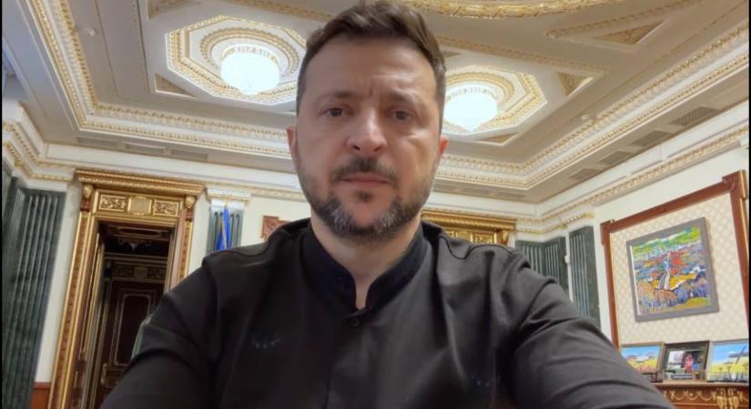 Zelenszkij magyarázatot adott, miért tették át a gyermeknapot