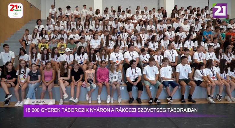 Aktuális (2025.06.01) 18 000 gyerek táborozik nyáron a Rákóczi szövetség táboraiban (videó)