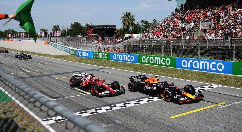 F1: Őrült spanyol sprintfutamot hozott a késői safety car