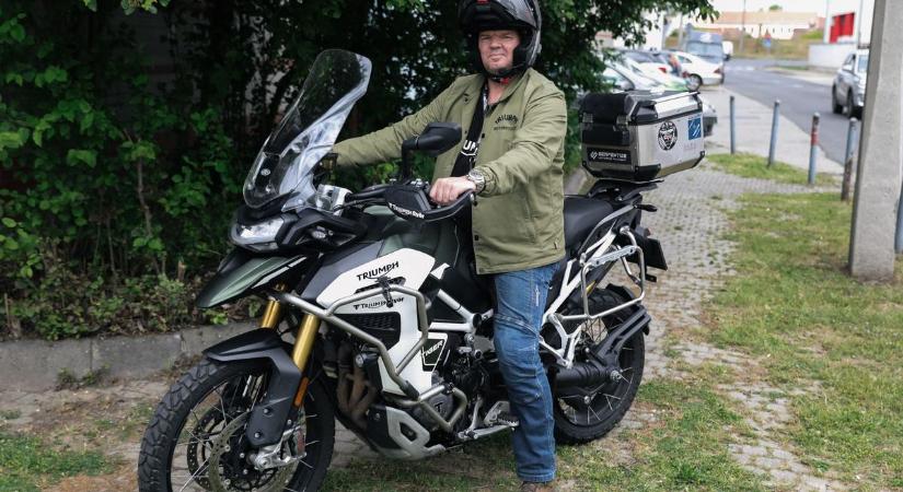 Itthon érte súlyos baleset a Közel-Keletig elmotorozó veteránt