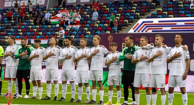 Magyar focisták lettek világbajnoki ezüstérmesek