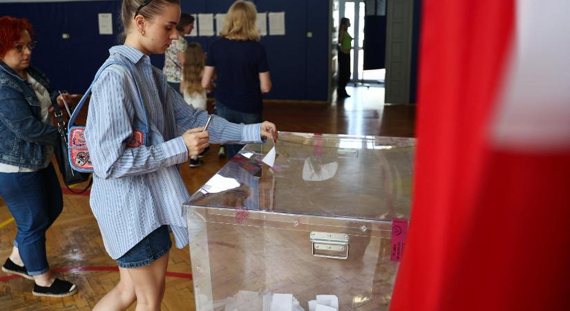 Exit poll: Rafał Trzaskowski hajszálnyi előnnyel vezet, statisztikai hibahatáron belül dőlhet el a lengyel elnökválasztás