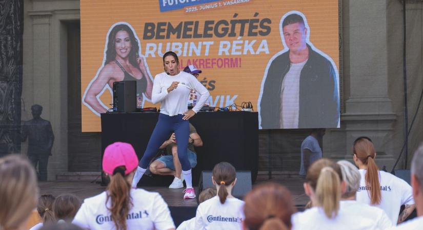 Több ezren futottak egy nemes ügyért, Rubint Réka is eljött Szegedre