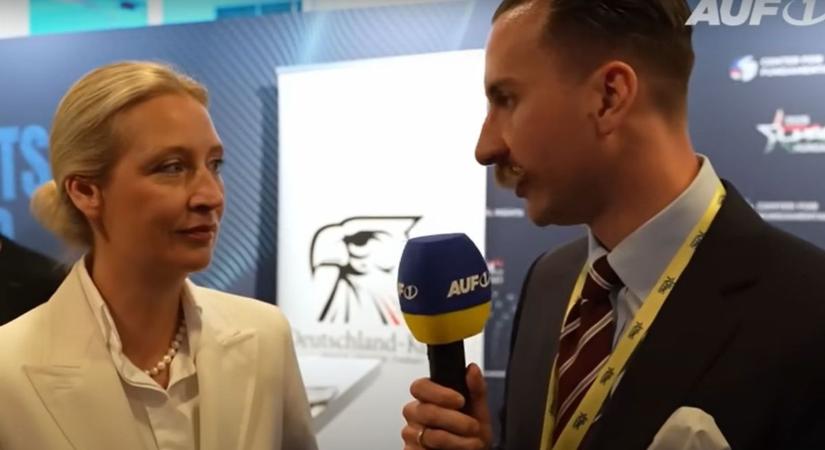 „Szeretem Orbán Viktort!“ – vallotta be a CPAC-en tartott beszéde után az AfD vezetője (VIDEÓ)