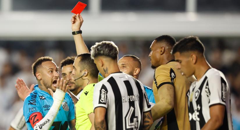 Videó: piros lapot ért Neymar bugyuta trükkje – súlyos árat fizetett a Santos