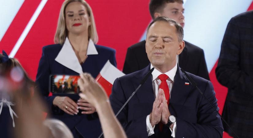 Váltás az élen Lengyelországban: most a jobboldali Nawrocki tűnik befutónak