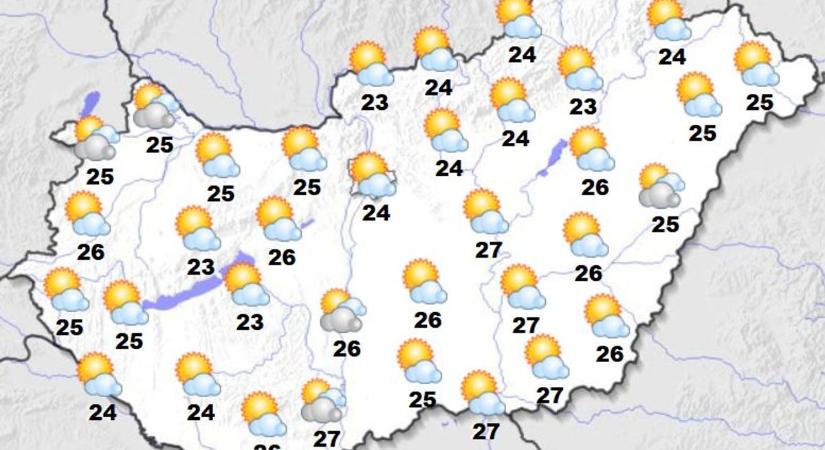 Változékony időjárással indítjuk a hetet