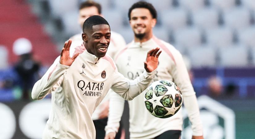 Dembélé az idény legjobbja, hét PSG-futballista az álomcsapatban