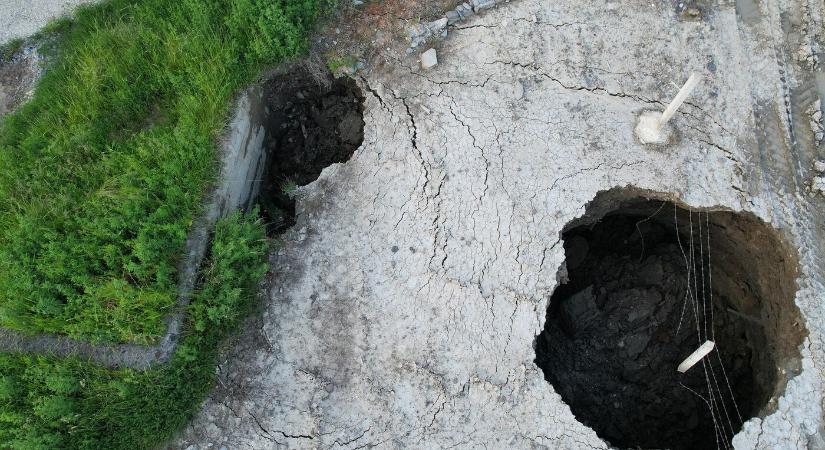 Már elkezdett beomlani a parajdi sóbánya (FOTÓK és VIDEÓ)