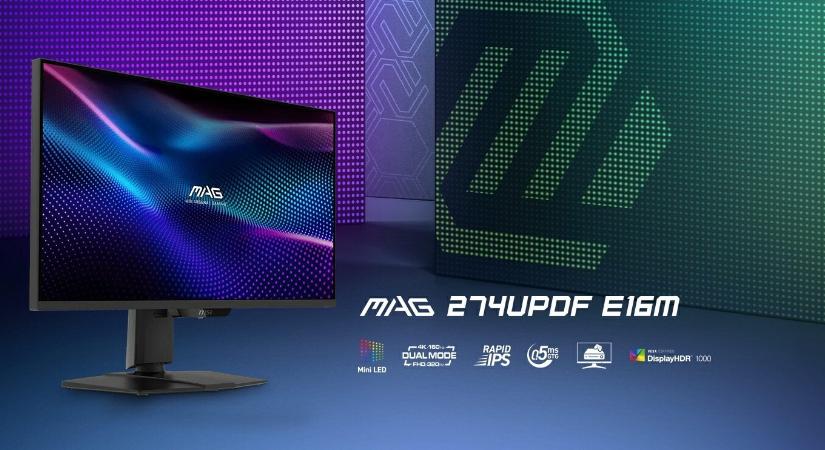 Kvantumpontos, 4K-s IPS monitor jön az MSI műhelyéből