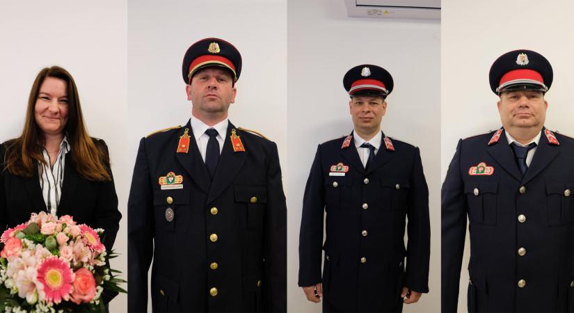 Katasztrófavédelmi szakemberek részesültek elismerésben Dorogon