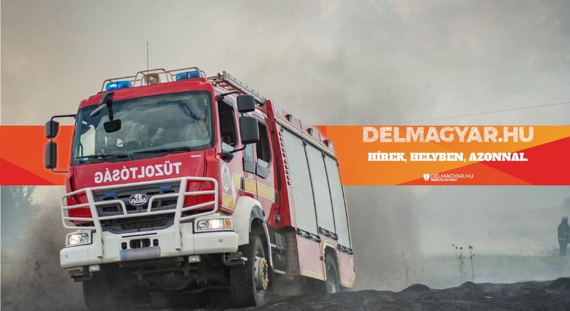 Fát döntött autóshoz és égő bálához is riasztották a tűzoltókat