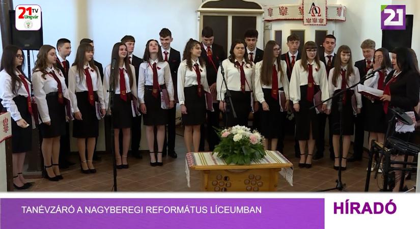 Tanévzáró a Nagyberegi Református Líceumban (videó)