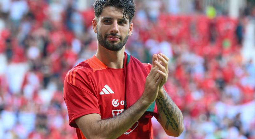 Szoboszlai Dominik és a felesége közösen jelentek meg a verőfényes napsütésben Budapesten