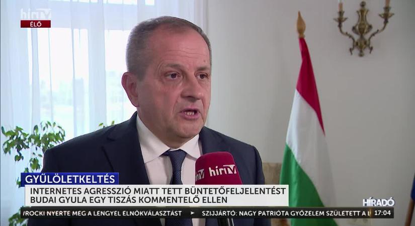 Büntető-feljelentést tett Budai Gyula egy tiszás kommentelő ellen