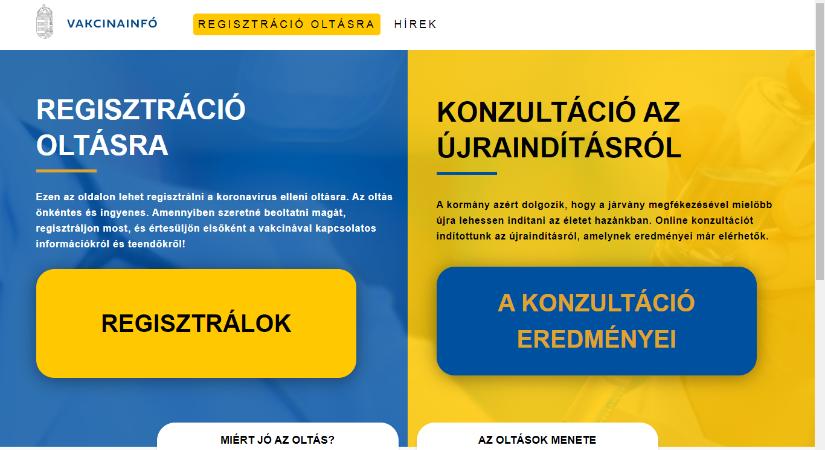 Első fokon kimondták: jogellenes használták a vakcinainfo.gov.hu-n megadott adatokat