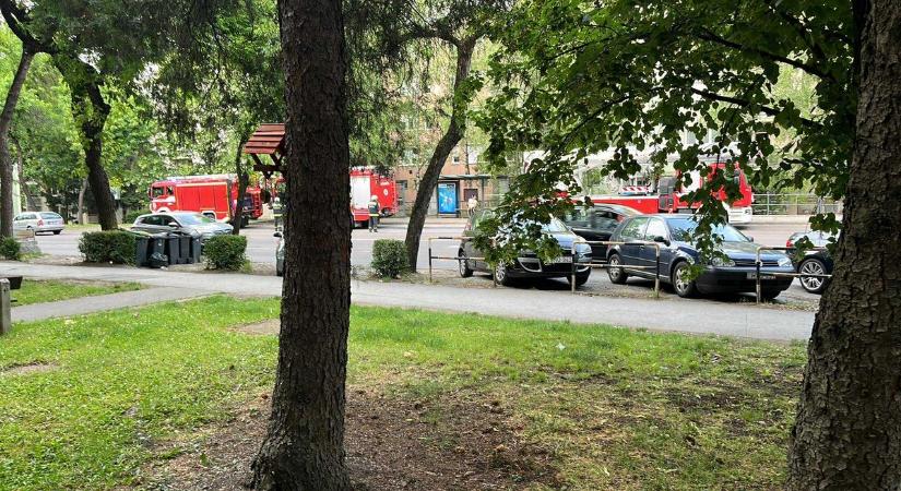 Mi történt a Mátyás király utcában? Több tűzoltóautó és mentő is érkezett