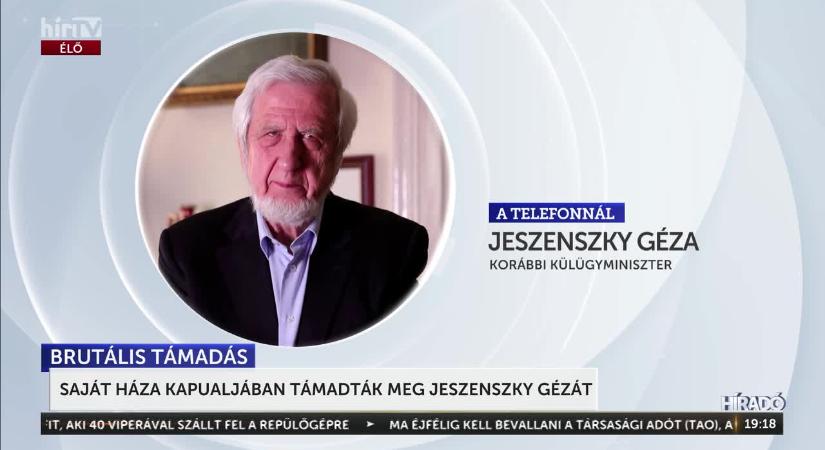 Saját háza kapualjában támadták meg Jeszenszky Gézát  videó
