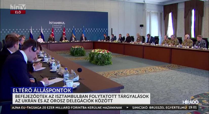 Befejeződtek az Isztambulban folytatott tárgyalások az ukrán és orosz delegációk között  videó