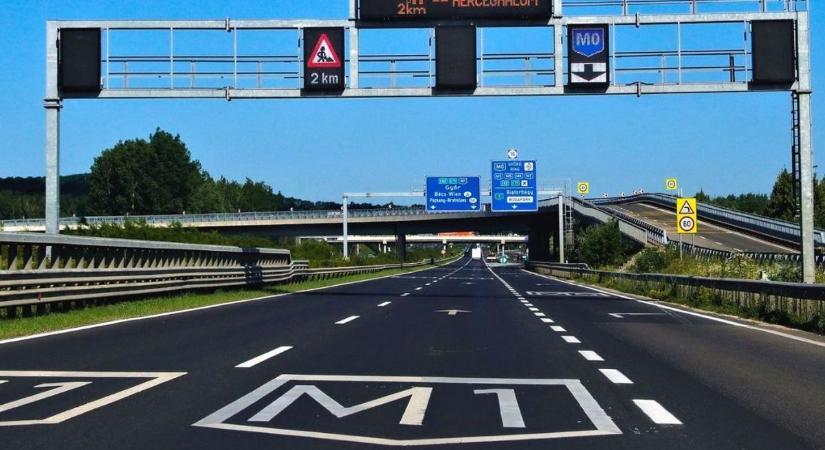 Ez az oka az újabb forgalomkorlátozásnak az M1-esen