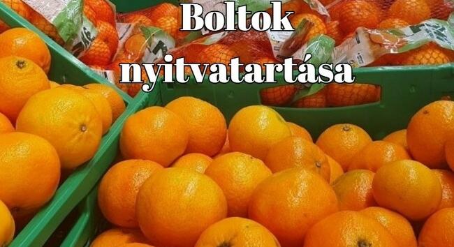 Így alakul a boltok nyitvatartása a pünkösdi hosszú hétvégén