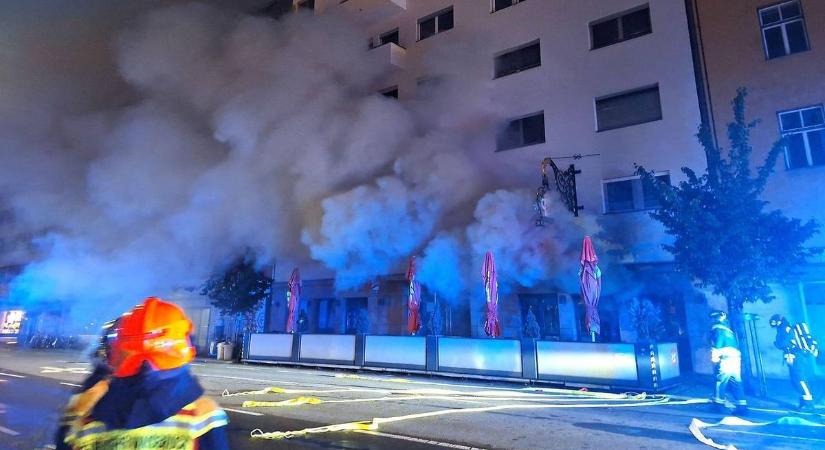 Étteremtűz: Felgyújtottak egy ismert innsbrucki vendéglőt, többen megsérültek
