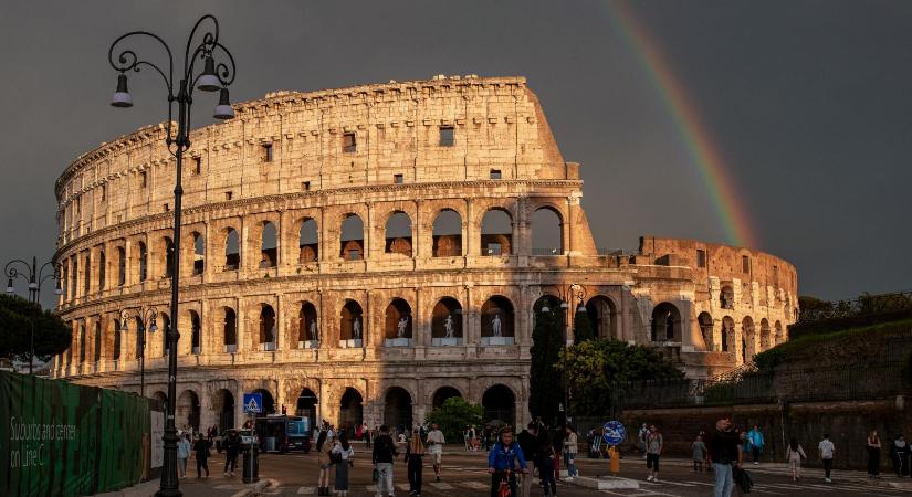 Teljes titokban megtartották az Airbnb által szervezett gladiátorjátékokat a Colosseumban
