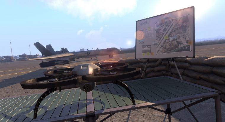 Az Arma 3-ból származó videóról állítja a Mandiner, hogy az orosz katonai repülők elleni ukrán dróntámadásról készült