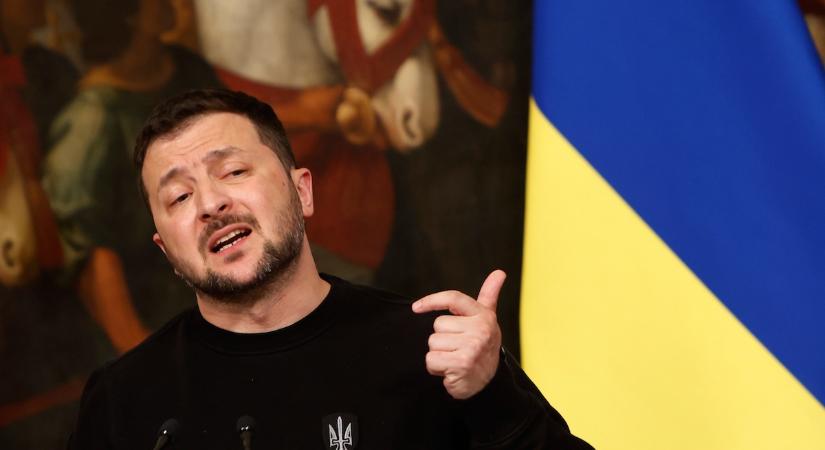 Zelenszkij idiótának nevezte az orosz delegáció tagjait
