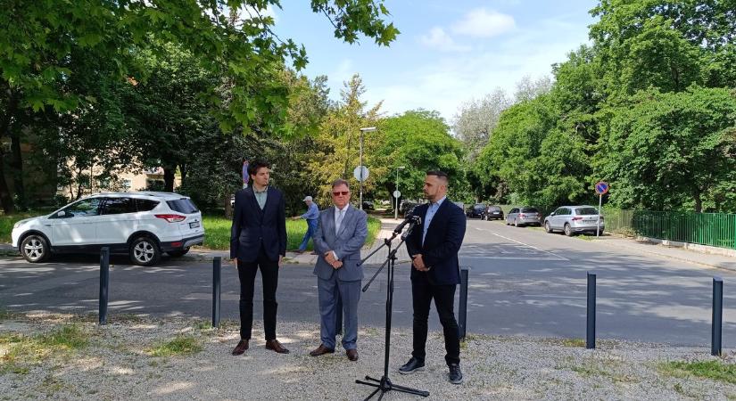 Itt lesz a 69 új kórházi parkolóhely (videóval)
