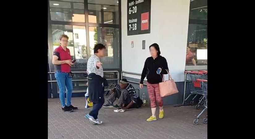 Hatalmas balhé a bolt előtt: egy üveg bornak is lába kélt (VIDEÓ)