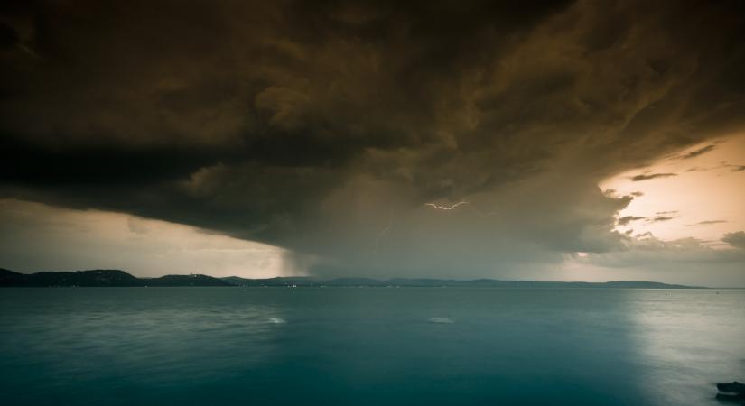 Szupercella: felkészülhet a Balaton, baljós térkép érkezett