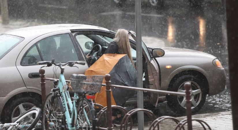 Zalaegerszeget is eláztatta a vihar