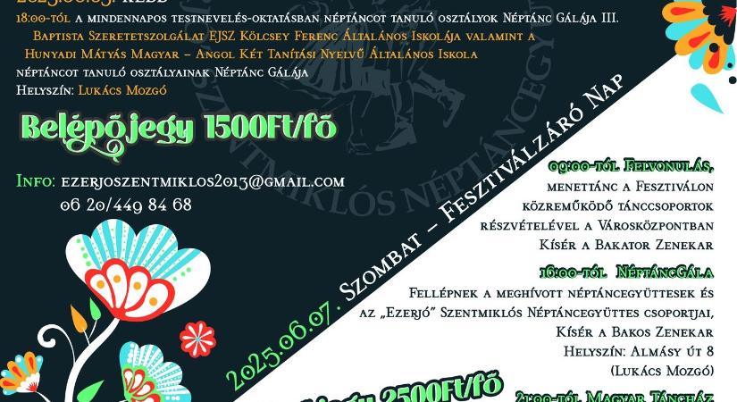 Tovább dübörög a VII. „Ezerjó” Folklór Fesztivál Törökszentmiklóson!