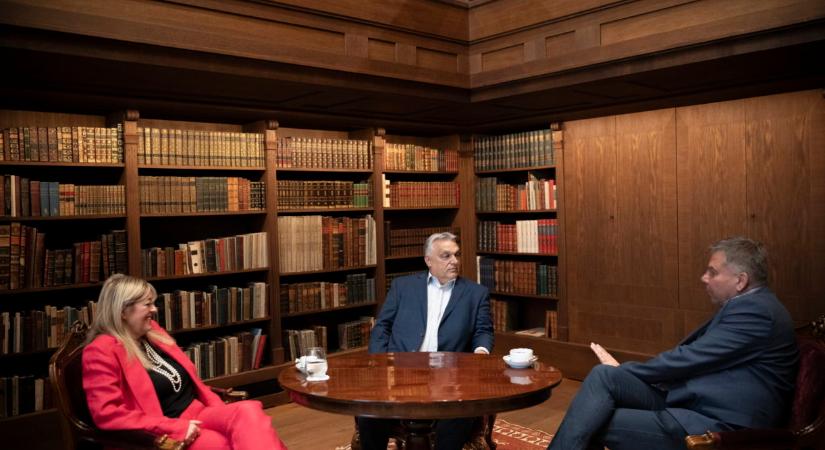 Orbán Viktor a Karmelita kolostorban fogadta Ivan Krastevet