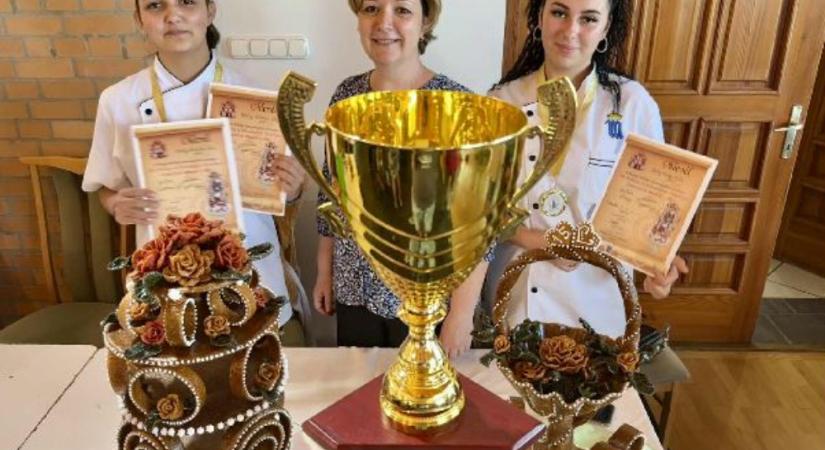 A vándorserleget is elhozták a Corvin cukrász tanulói