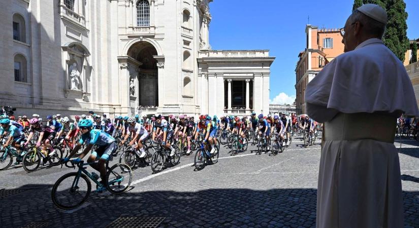 Leó pápa a Giro d’Italia résztvevőinek: „Példakép vagytok a világ fiataljainak!”