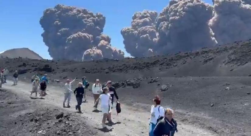Szombathelyi olvasónk a helyszínen élte át az Etna kitörését - exkluzív beszámoló Szicíliából videóval