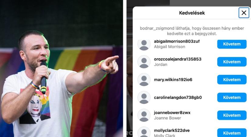 Különös nevű felhasználói fiókok dobálják a lájkokat Bodnár Zsigmond Molnár Áront kritizáló videójára