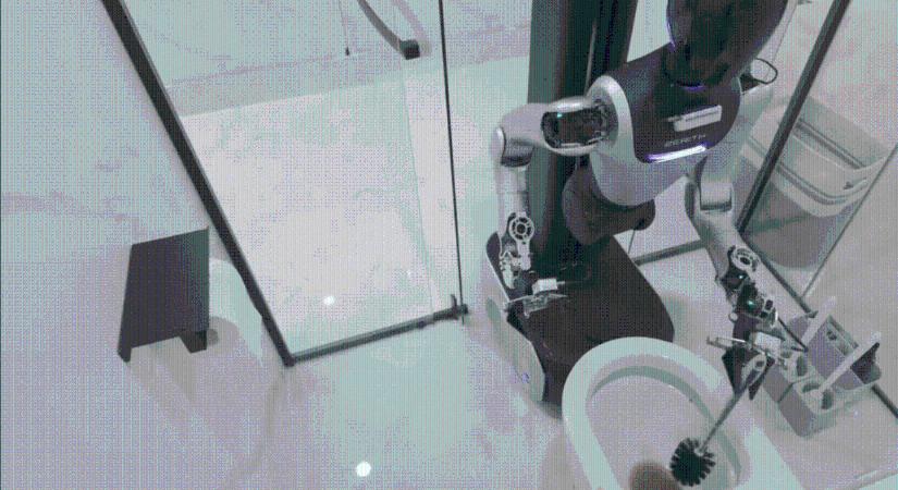Porszívózik, WC-t takarít és pakol az új kínai robot (Videó)