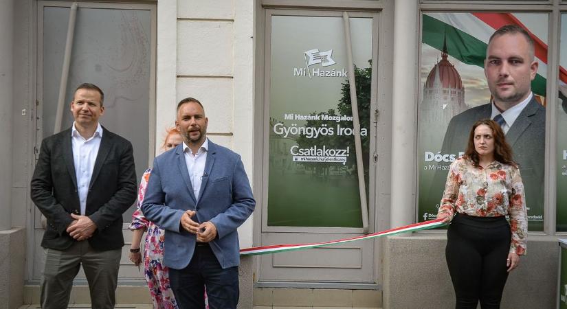 Irodát nyitott Gyöngyösön a Mi Hazánk Mozgalom