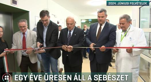 Egy éve üresen áll a tavaly átadott Újbudai Egynapos Sebészet