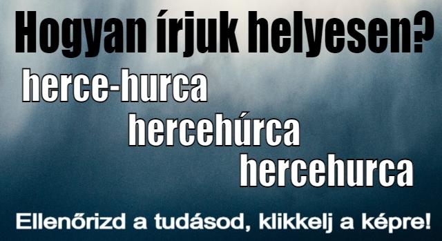 Napi helyesírás feladat: Tudod hogyan írjuk helyesen?