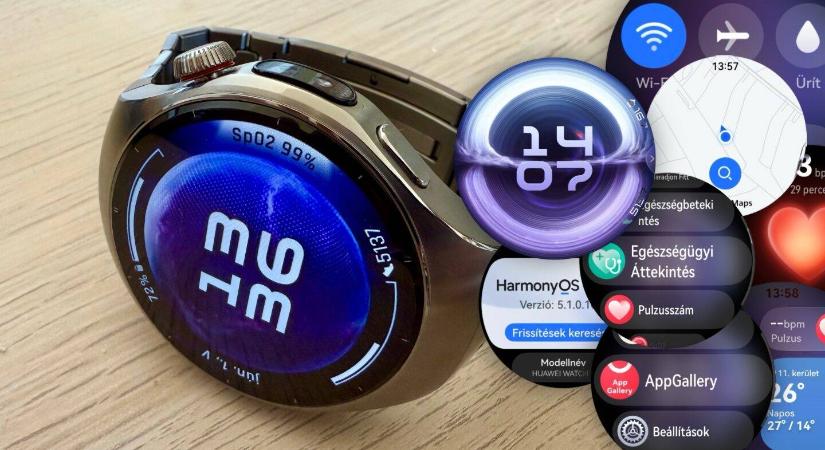 Huawei Watch 5 teszt: gyönyörű és sokoldalú óra, EKG, X-TAP, eSim és megannyi más extrával