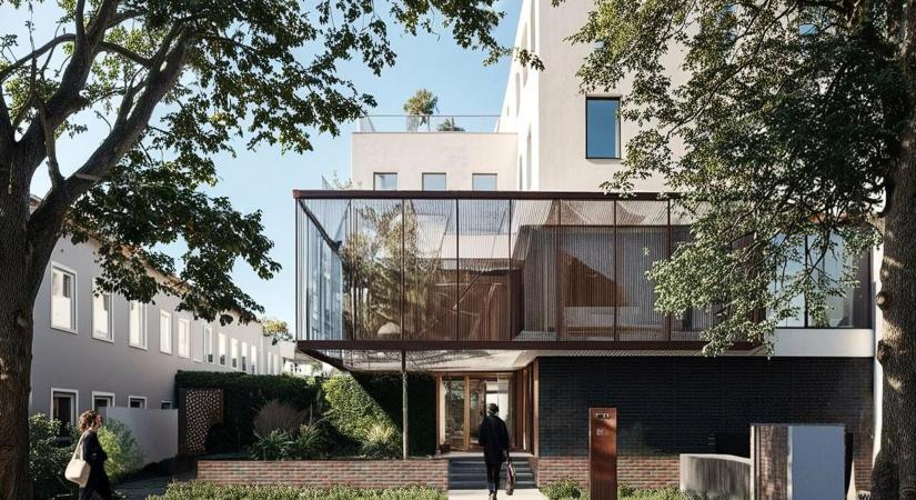 Irodaház épül Angyalföldön, a Rokolya utcai templommal szemben