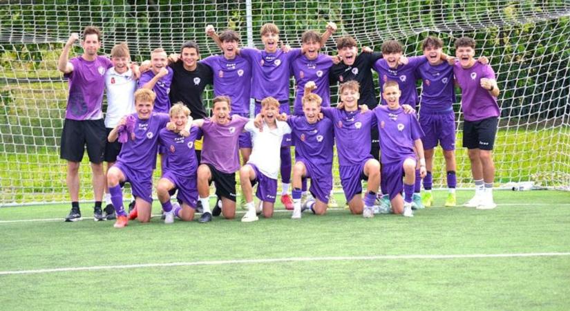 Ezüstérmes lett a KTE LA U15-ös korosztálya