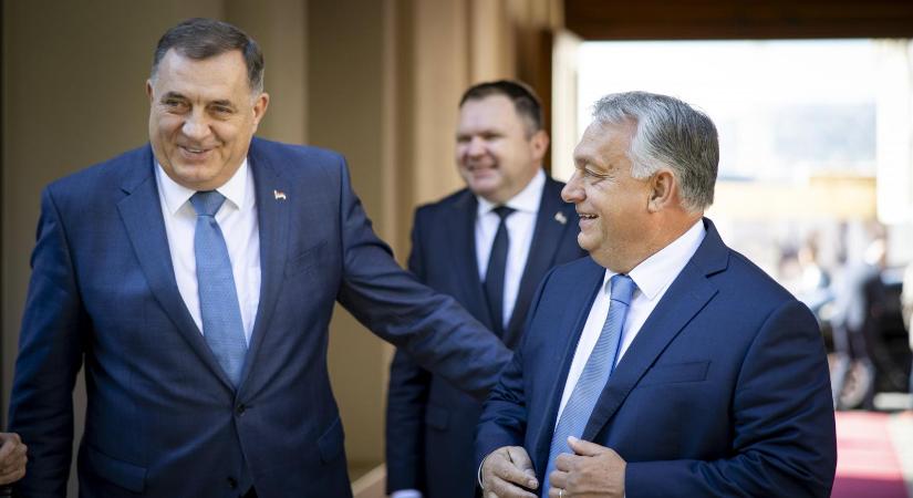 Újabb körözött politikus érkezik hazánkba, Milorad Dodikot fogadja Orbán Viktor